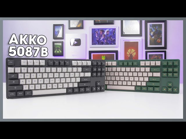 Bàn phím cơ AKKO 5087B Multi-modes Dracula Castle Wireless TTC Gold Pink switch