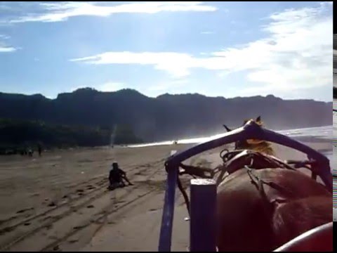 Parangtritis Beach Yogyakarta Indonesia - Riding on Delman