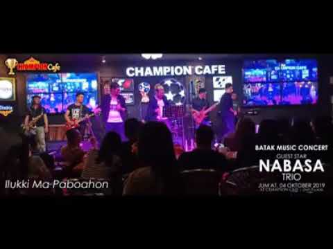 Nabasa Trio #Ilukki Ma Paboahon Live di Champion Cafe Medan.