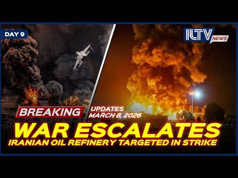 Israel Daily News - March 08, 2026 | Airstrikes Intensify Across Central, Northern Israel