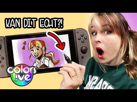 TEKENEN OP JE NINTENDO SWITCH?! - Colors Live testen