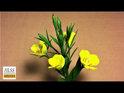How to make  easy origami  flower paper | DIY crepe paper flower making tutorials