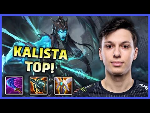FNC Adam Brings Back Kalista Top & Hard Carries! | EUW Solo Q Season 11 | LoL Full Game VOD