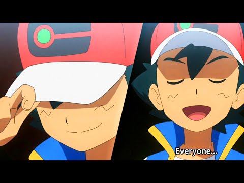 Everyone Cheering For Alola Champion Ash in Pokémon Journeys Episode 112 English subbed
