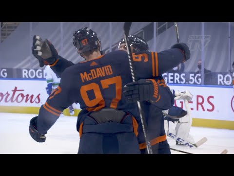 McDavid's 100th point in 53 games