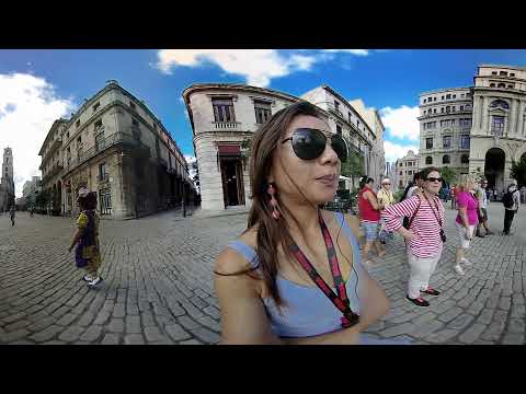 360 3D VR: Havana Buildings (Cuba) Watch in 4K!