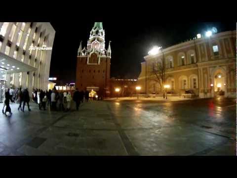 Обновленный AdvoCam-HD2 (720p) в Кремле! (ночная съемка)