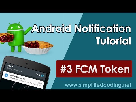 3 Android Notification Tutorial FCM Token