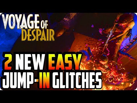 BO4 Zombie Glitches: 2 New Easy Jump-In Zombie Pile Up Glitches - Voyage Of Despair Glitches