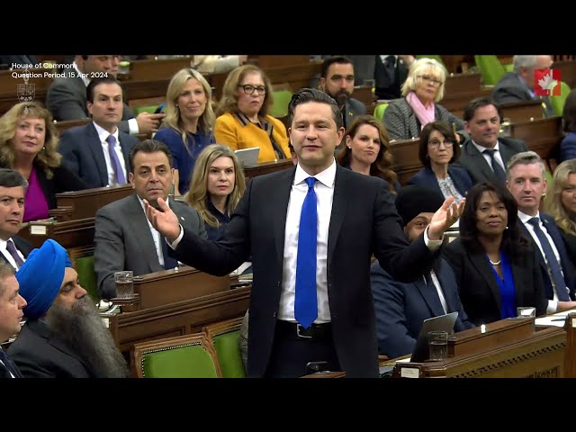 Poilievre BLASTS the most incompetent immigration/housing minister (Question Period, 15 Apr 2024)