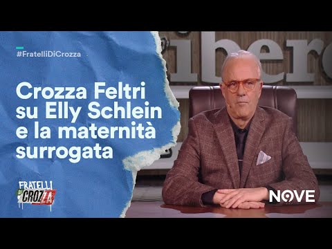 Crozza Feltri sulla maternità surrogata: "Per me va bene dare soldi in cambio di un utero..."
