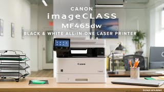 Canon ImageCLASS MF465dw: Black & White Multifunction