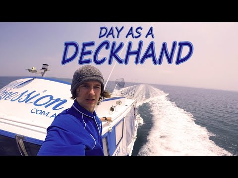 Fishing boat deckhand video 1