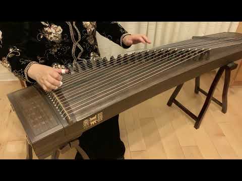 Guzheng - Ebony Silver Threads
