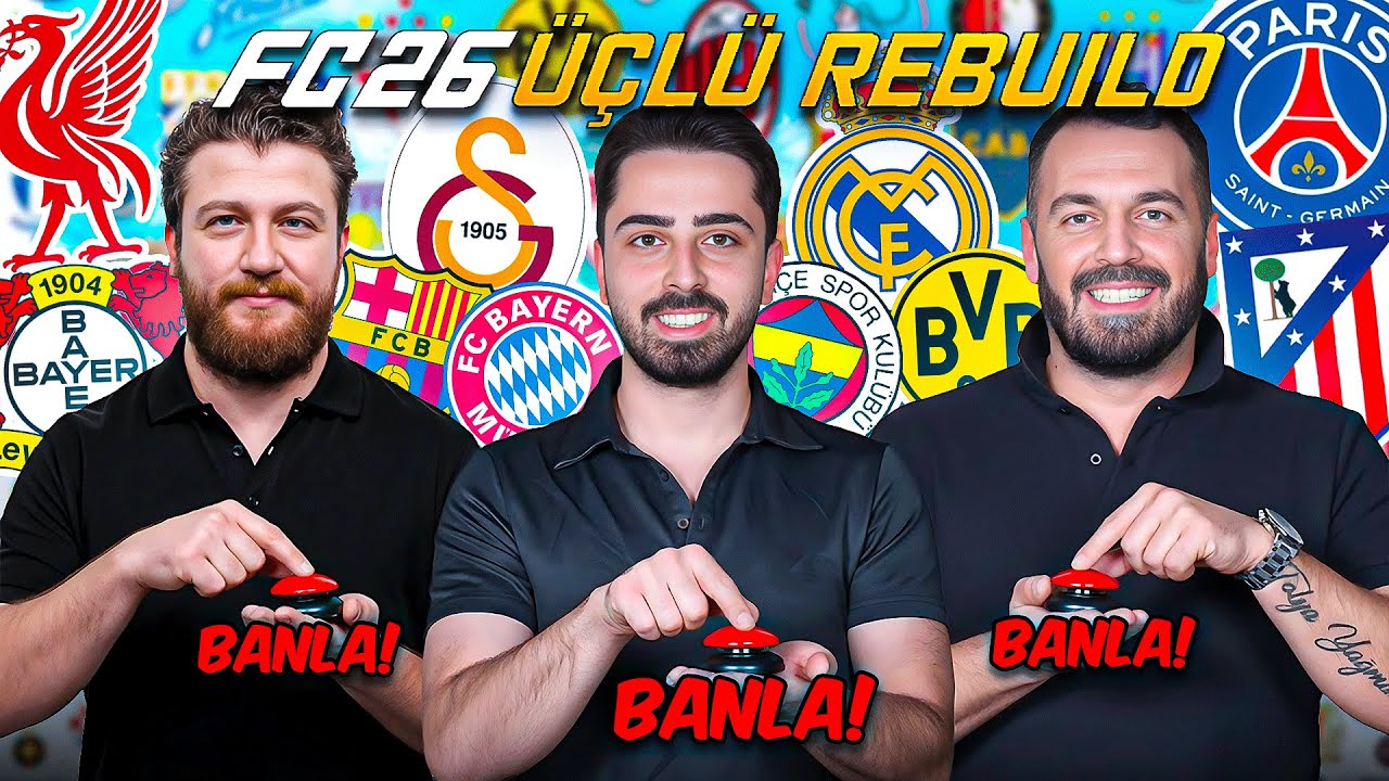 Takım Banlama Rebuild!.. Tufaya Düşen Seçemez! Üçlü Rebuild Ligi S4E6