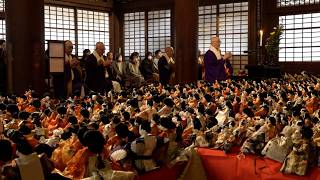 3月3日【びわ湖放送ニュース】ひな人形に感謝を込めて　西教寺で全国から持ち寄られた人形供養