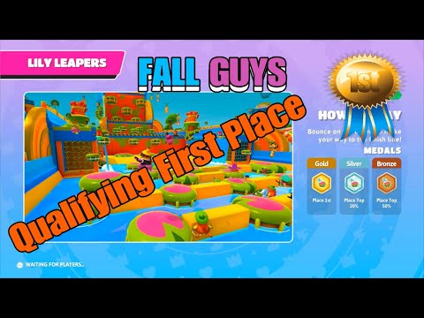 61) Fall Guys LILY LEAPERS - Qualifying In First Place (GOLDEN CHICKEN Costume)