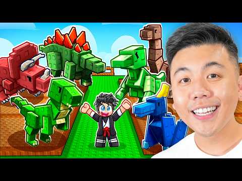 I Hatched A Full DINOSAUR ARMY in Grow a Garden! (Roblox)