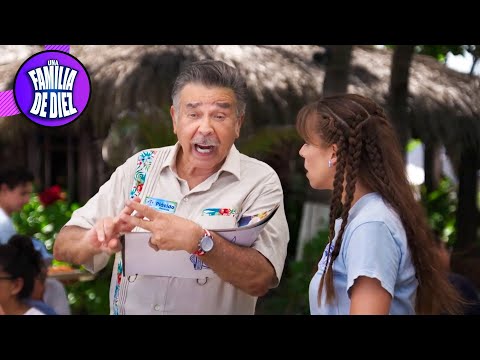 ¿Salma Hayek estará en la Palmera cocotera junto a Plácido? | Una familia de diez | C12 4/4 | T10