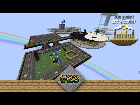 Sky Factory 3 - Ep 23 - Terracero, portal a Alfheim y Quantum Quarry de nether y end