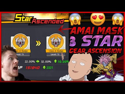 AMAI MASK 3 STAR GEAR PROMOTION!! | ONE PUNCH MAN: The Strongest