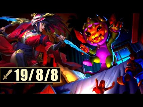 How To 1vs9 in Diamond as Akali Top - Akali vs Gnar  I  Care4Dash