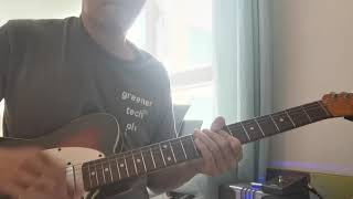 Everyone Choose Sides by The Wrens guitar playthrough with JHS Supreme
