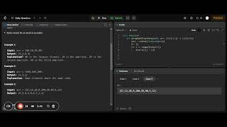 YouTube video 'Leetcode 1331. Rank Transform of an Array'