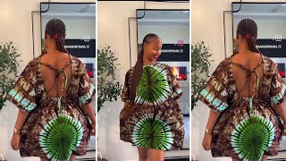 DIY; How To Cut And Sew A Stylish Backless Dress (Beginners Friendly)