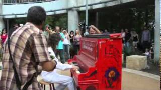 Composer Graham Reynolds Destroys Piano