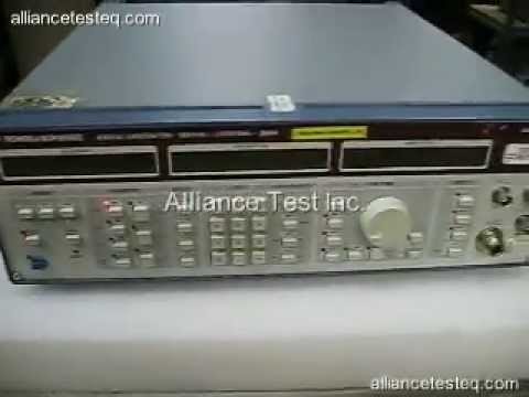 SMH, Rohde & Schwarz Opt SMG-B1 $1,925 from Alliance Test!