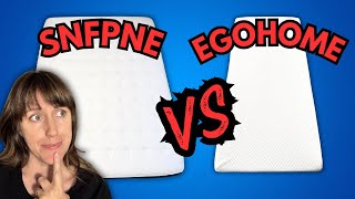 Egohome vs SNFPNE Mattress Comparison | 10” Foam vs 12” Hybrid – Which Is Better?