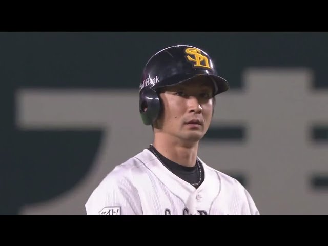 【7回裏】リリーフ陣の好投を報う一打!! ホークス・明石のタイムリーで勝ち越しに成功!! 2019/8/18 H-L