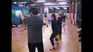 Hardcore FKC swingers in action in The Body Building, Thursday night class, 20-02-14