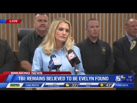 TBI: Human remains believed to be Evelyn Boswell found
