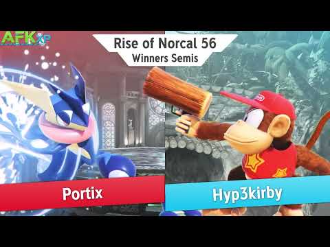 Portix (Greninja) vs Hyp3kirby (Diddy Kong) - Winners Semis Rise of Norcal 56