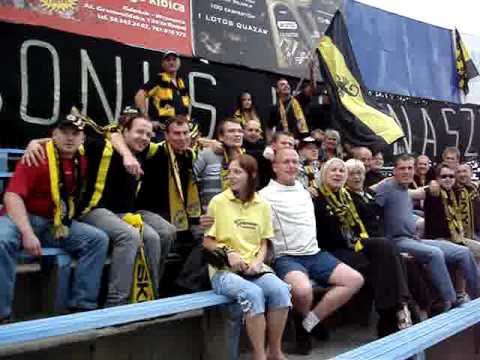 Kibice PSŻ Lechma Poznań w Gdańsku .MPG