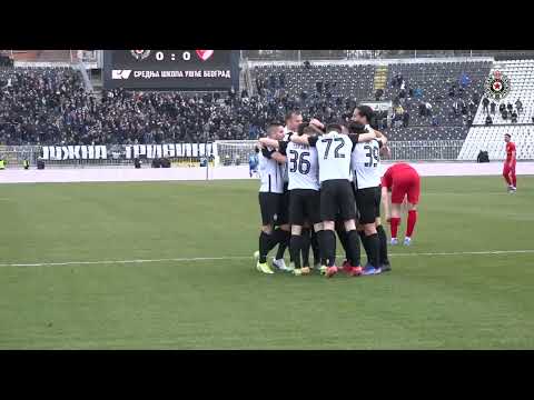 FK Partizan - FK Radnički 1923 1:0, Rikardo 18'