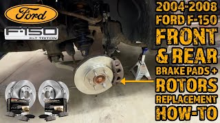 2004-2008 Ford F-150 Front & Rear Brake Pads Plus Rotors Replacement How-To