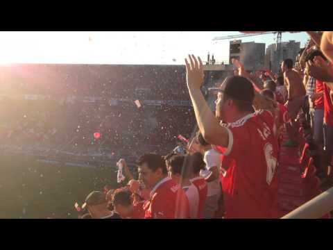 "Independiente 1-1 Racing Fecha 4 Recibimiento (2016)" Barra: La Barra del Rojo • Club: Independiente