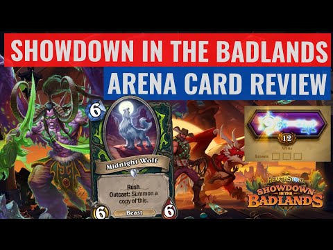 A COMMON 6 Mana 12/12 Rush?!?! Badlands Demon Hunter Card Review | Hearthstone Arena