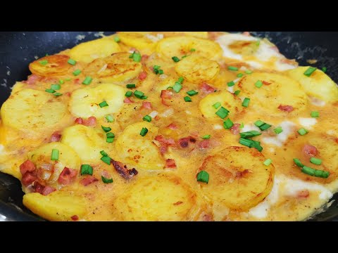 Only 4 ingredients - the perfect farmer's breakfast 🥚🍳