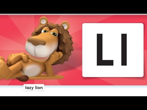 Oxford Phonics World student book level 1 - the alphabet - disc 1 - unit 4 - Letter L - lion lamp
