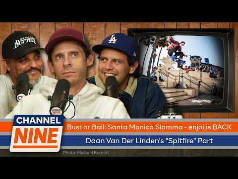 enjoi skateboards is BACK, Santa Monica Triple Set Bust or Bail, Daan Van Der Linden