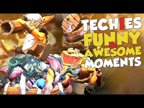 DOTA 2 - Techies Funny & Awesome Moments!