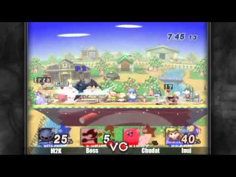Xanadu - Boss (GW) & Chu (Kirby) Vs. M2K (MK) & Inui (PeachMK) - SSBB