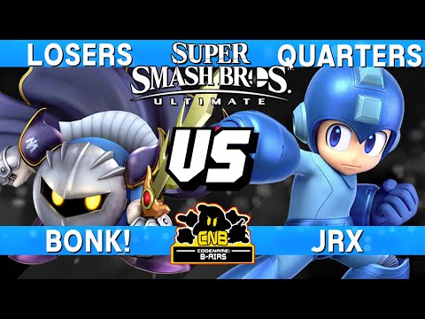Smash Ultimate Tournament Losers Quarters - BONK! (MK) vs Jrx (Mega) - CNB 212