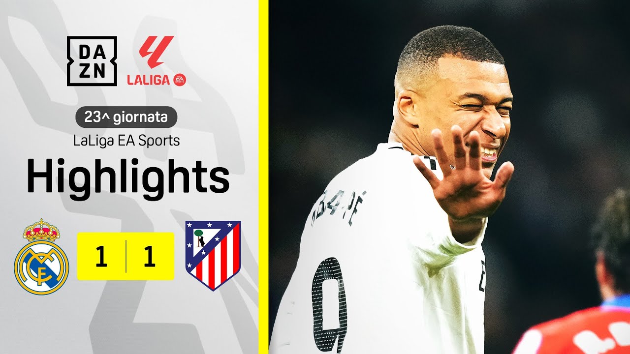 Julian Alvarez col cucchiaio, risponde Mbappé: Real Madrid-Atletico Madrid 1-1 | LaLiga | DAZN