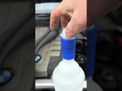 BMW X5 35D Adblue def fluid filling without spills and mess.