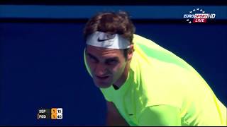 Federer vs Seppi AO 2015 3R HD (extended highlights)